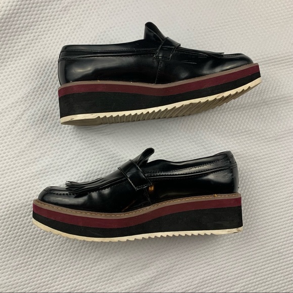 ZARA platform loafer with fringe - Picture 2 of 14
